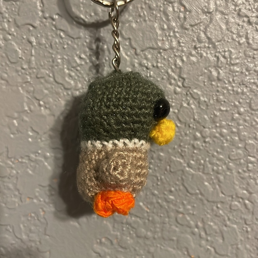 Crochet Duck Keychain - Picture 5 of 5